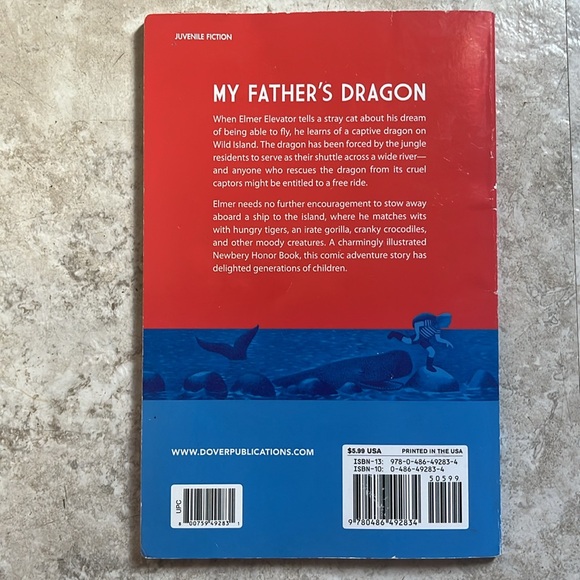 My Fathers Dragon. Written by Ruth Stiles Gannett. Paperback book. - Picture 8 of 9